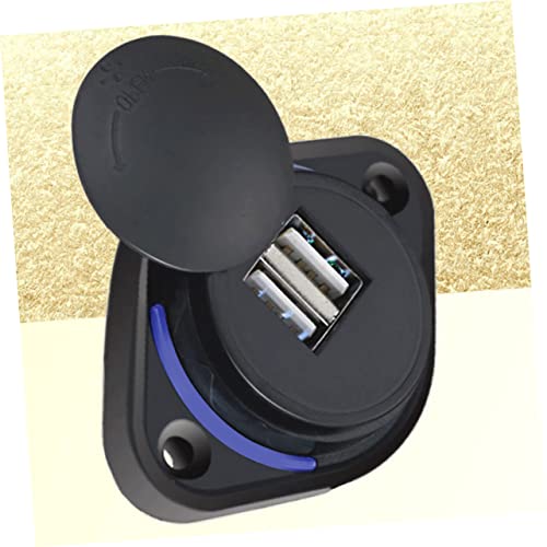 Cargador USB de carga rápida SEWACC con doble puerto 3.1A y protección de PC para moto 5