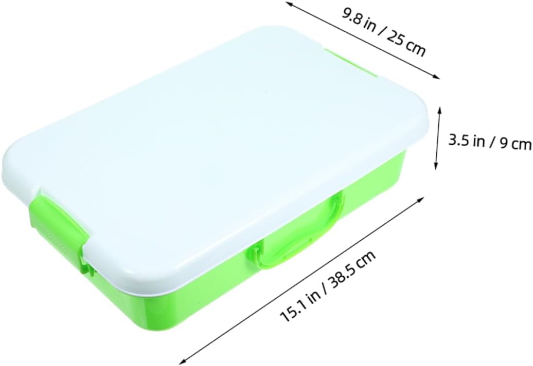 2pcs Portable Handheld Sand Tray with Lid Durable Plastic Sandbox Storage Bin for Lightweight Chest for and Travel and Design