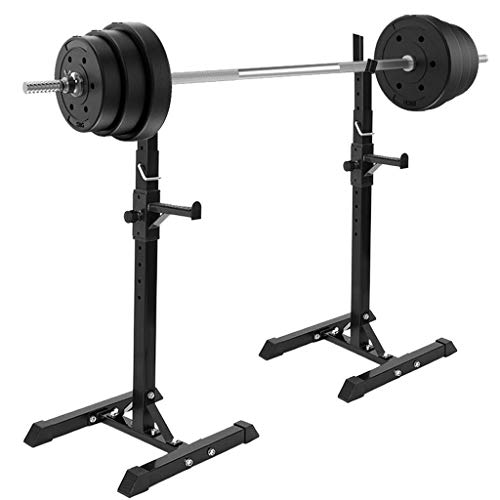OTQEFTN Fitness Dumbbell Bench Folding Pair of Adjustable Rack StandardInch Sturdy Steel Stands Barbell Free-Press Bench Stands Home Gym Portable Dumbbell Racks Stands