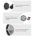REACHS Car Dashboard Clock Cars Air Vent Clip Quarz Clocks Mini, Luminous Quartz Analog Watch,Universal Pocket Stick-On Clock,Perfect Decoration for Cars/Boats/Bikes/Auto/Home