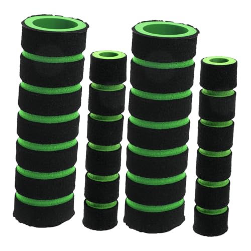 IMIKEYA 4 Piezas Empuñaduras de Antideslizantes para Manillar de Moto y Bicicleta Verde Reduce Vibraciones y Fatiga para Adultos