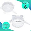 Toppits Coperchi In Silicone Universali Set 3 Pezzi 5/8/11 Cm - Riutilizzabili Ed Ermetici