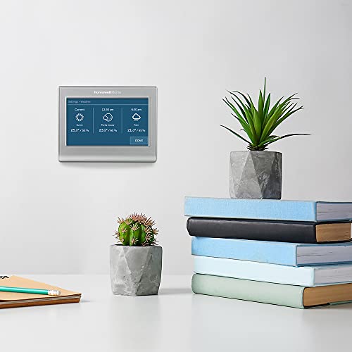 Honeywell Home RTH9585WF Wi-Fi Smart Colour Thermostat, 7-Day Programmable, Touchscreen, Energy Star, Alexa Ready, C-Wire Required, Not Compatible with Line Volt Heating, Silver by Ademco - Image 7