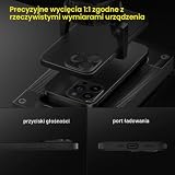memumi Etui do iPhone 15 PRO (3 camera holes), UltraCienka 0,3 mm i Lekka, Matowe Wykończenie [Antypoślizgowe, Odporne na Zarysowania] Kompatybilne z iPhone 15 PRO(6,1 cala)- Czarny
