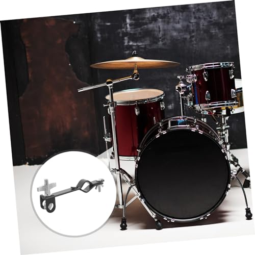 Abrazadera para cowbell HANABASS, soporte metálico para percusión, diseño seguro y estable para uso diario y rendimiento mejorado miniatura 5