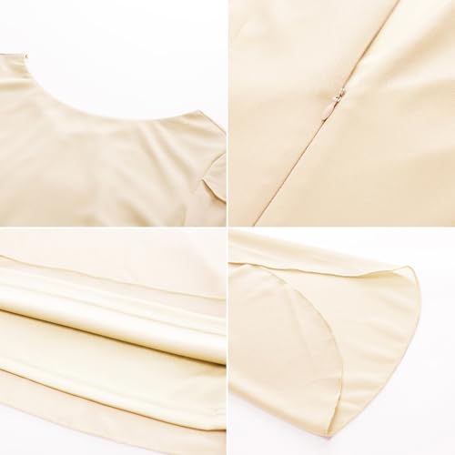 Image of GRACE KARIN Womens Formal Wedding Guest Dress 2026 Chiffon Cocktail Dress Mother of the Bride Dresses Midi Fashion Clothing