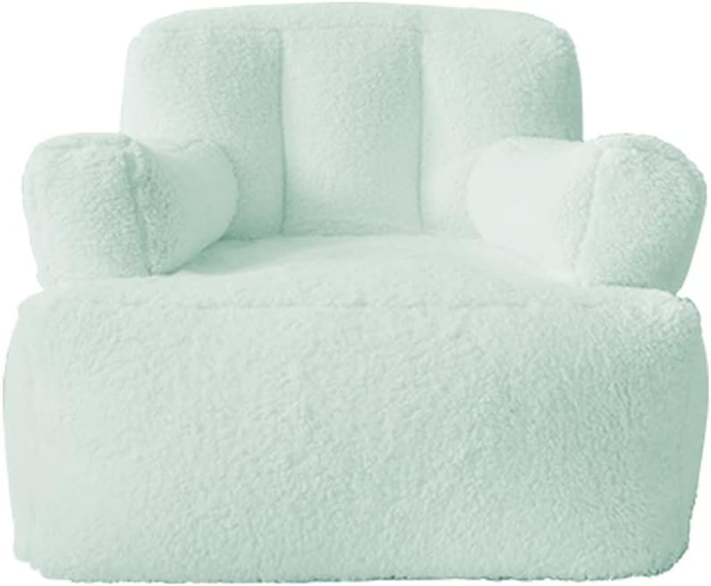Comfortable Lazy Couch Recliner Gray Bean Bag Adult image 4