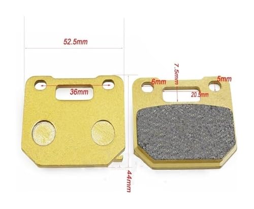 Kit étrier de frein moto 82 mm avec plaquettes de frein radial - 2