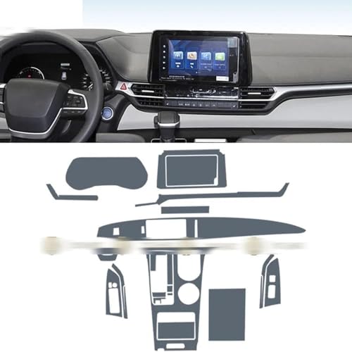 Película protectora de TPU para Toyota Sienna 2022-2024 lámina interior transparente 7