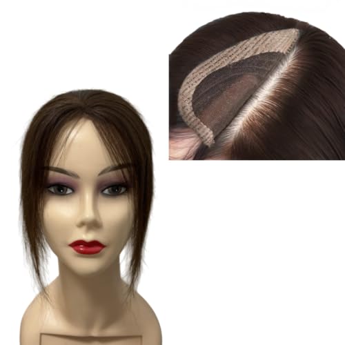 Anemone No Clips Human Hair Topper Piece Fringe Bangs for