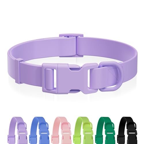 Kidding Pets Waterproof Rubber Dog Collar, Odor-Resistant and Easy to Clean, Ideal for Daily Walks...