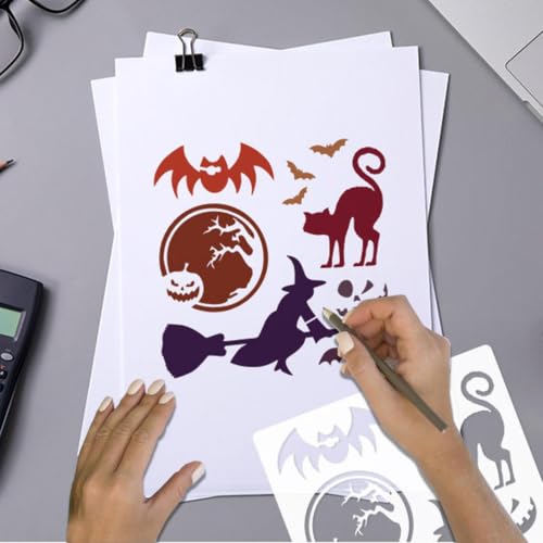 Plantillas de Halloween duraderas para decorar la puerta del aula sin dañar 3