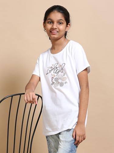 Image of Girls T-Shirt | Red Label Compact Cotton