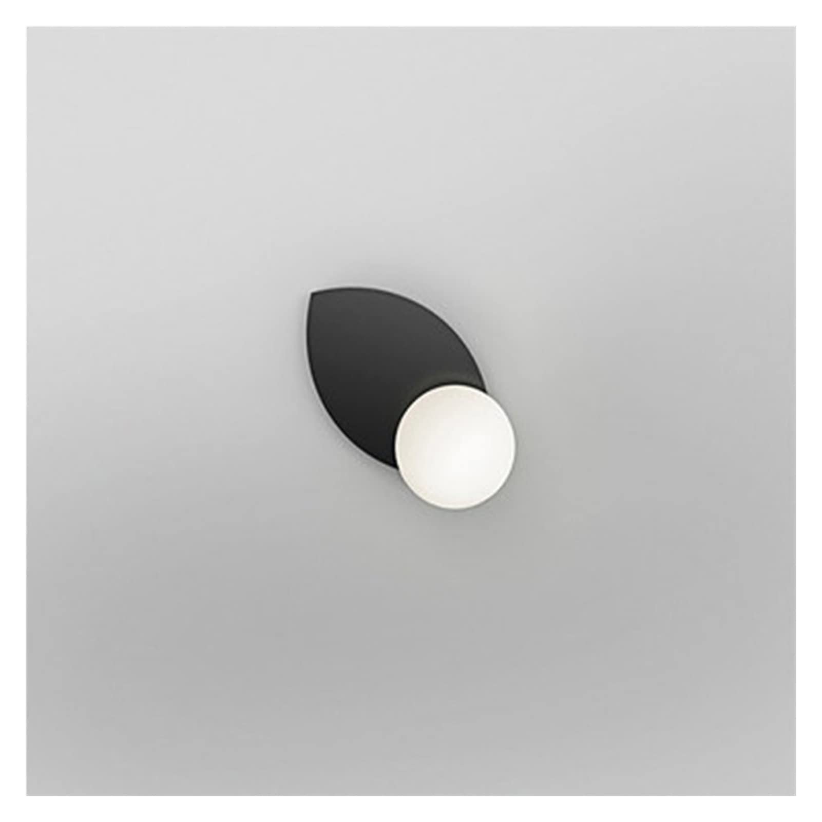 VDOQTLJT Wall lamp Lamp Minimalist Corridor Aisle Designer - Bedroom Study Background Simple Household 's Small Sconce(Bblacksection,Warmlight)