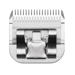 Andis 72620 CeramicEdge Carbon-Infused Steel Pet Clipper Blade, Size-4FC, 3/8-Inch Cut Length, Stainless Steel