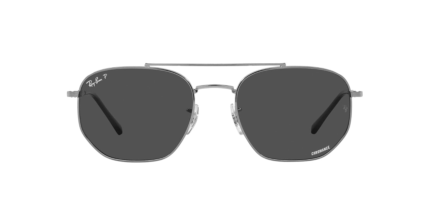 Ray-Ban Unisex Sunglasses Gold Frame Brown Lenses 54MM