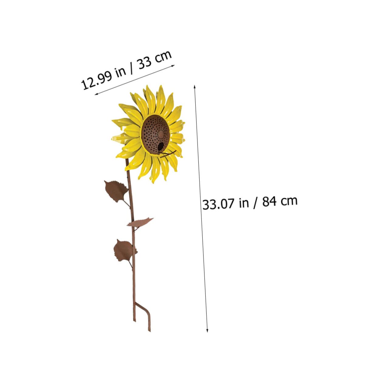 Yardwe 2 Stück Vogelfütterungswerkzeug Vogelhäuschen für Den Außenbereich Gartendekoration Sonnenblumen-Design und Stilvoll für Kanarienvögel Papageien Lerchen