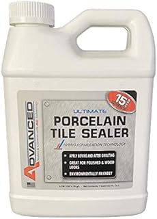 Advanced Ultimate Porcelain Tile Sealer with Hybrid Formulation Technology - VOC Compliant Fast Curing Sealer for All Porcelain Tiles (Quart)