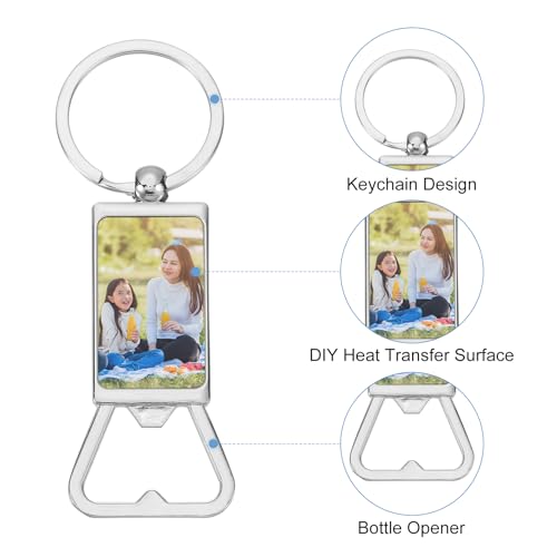 Porte-clés décapsuleur personnalisé cadeau sublimation pour invités
