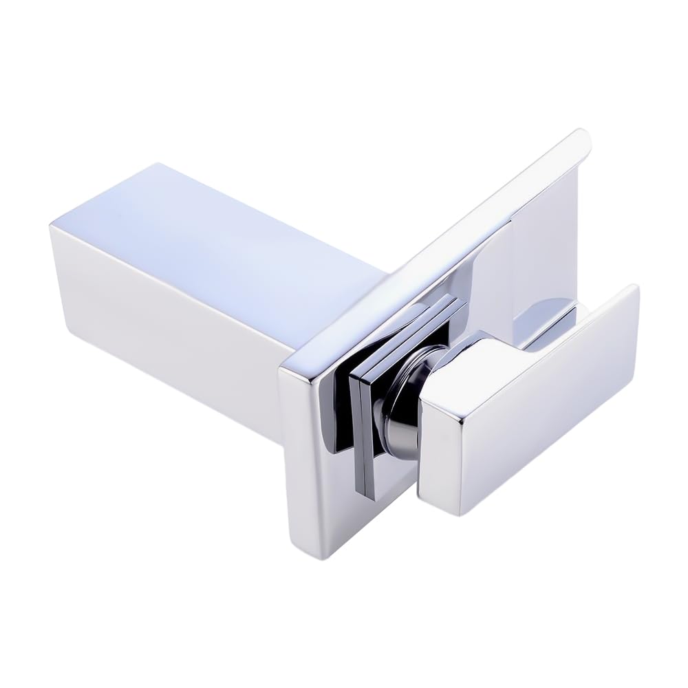 Robinet cascade LED, RVB 3 couleurs changeantes, mitigeur de lavabo de salle de bain avec capteur de température et éclairage