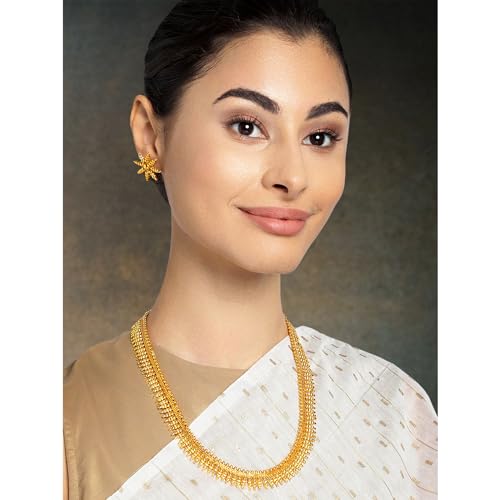 Image of Peora Traditional Gold Plated Indian Bridal Jewellery Set Gift for Women
