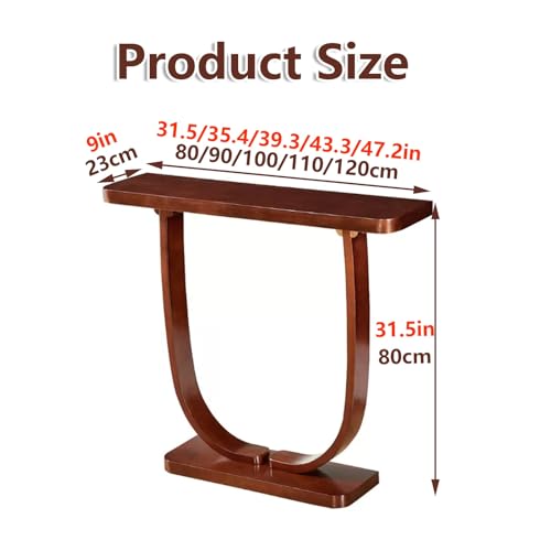 Mesa de entrada estrecha para decorar pasillos y salones pequeños 3