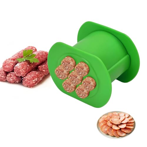 SoeUyd Cevapcici Presse Hot Dog Maker mit 7 Löchern Cevapcici Maker Wursthersteller Cevapcici Extruder Wurst Fleischfüller kit Gadgets zur Herstellung von Cevapcici für Haus und Küche (A)