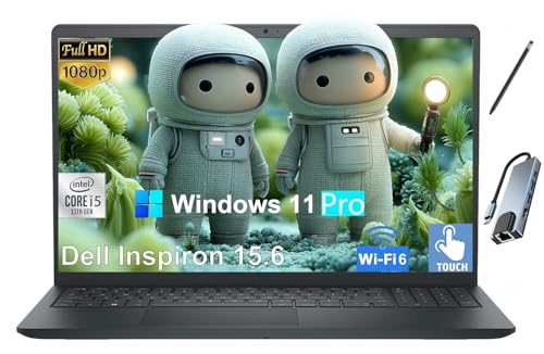 Image of Dell Inspiron 15.6 inch Touchscreen Student Business Laptop with AI Copilot
