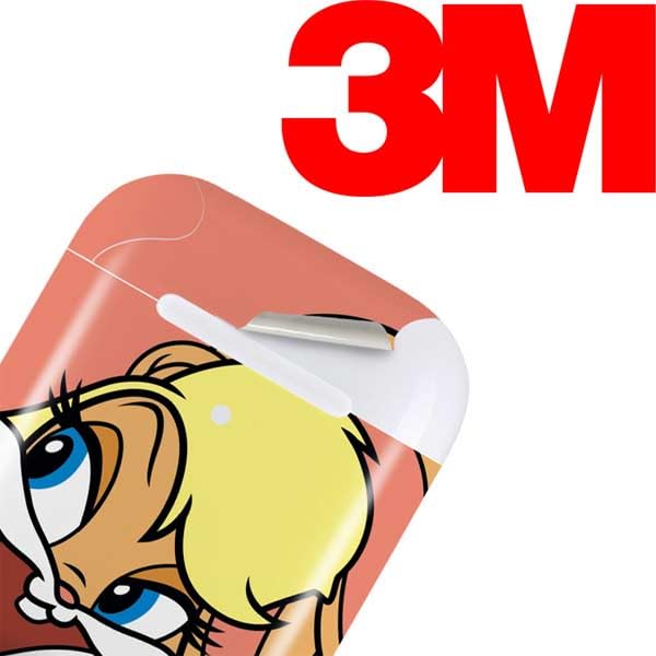 Skinit Decal Audio Skin Compatible with Apple AirPods - Officially Licensed Looney Tunes Lola Bunny Zoomed in Design