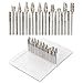 20PC Double Cut Carbide Rotary Burr Set Die Grinder Bits 1/8