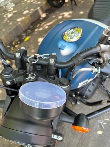 Image of Gate 7 Speedometer cover, petrol tank cover Speedometer Cover /Cap Compatible with Hunter 350 (Set of 2, PVC) For 2022, 2023, 2024 models only