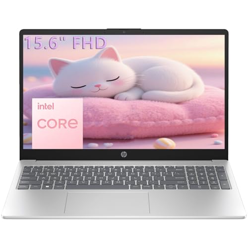 HP 15.6' FHD Laptop 2026 Edition with Copilot AI, 16GB RAM, 256GB SSD, Intel Processor, Long Battery...