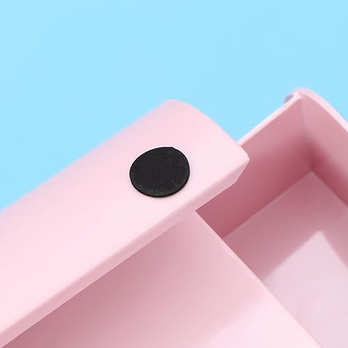 Miniatura 6 de BESPORTBLE Pink Computer Monitor Riser with Full Drawer Desktop Organizer Stand for Office and Home Abs Elevated Shelf for Stationery and Cosmetics