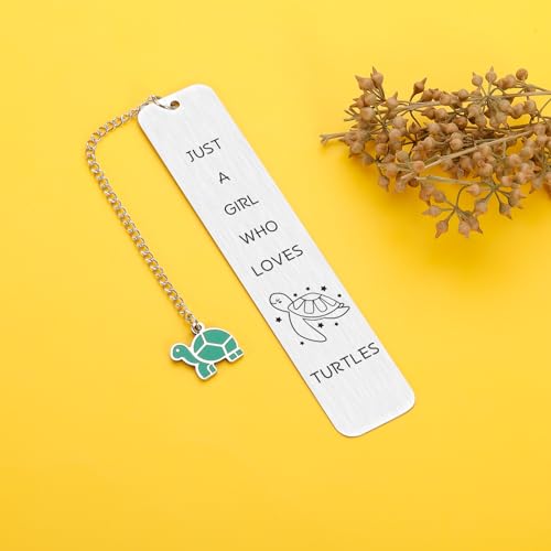 Ti-Edc 488 Turtle Gifts For Turtle Lovers Bookmark For Women Birthday Gifts For Women Teen Girls Bookish Sea Turtle Gifts Cute Bookmark thumb #2