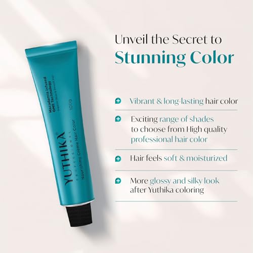 Image of YUTHIKA Professional Creme Hair Colour Magenta Red (Shade MRED) 100g | Permanent Hair Colour & Dye | Vibrant Colour Payoff | Silky, Shiny & Long Lasting | For Women & Men | All Hair Types