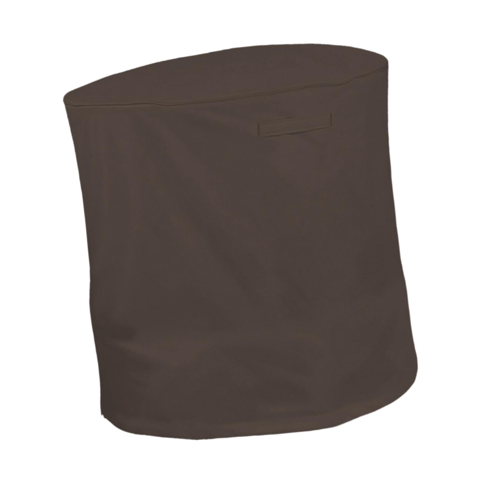 Trituradora de Madera Trituradora Trituradora Cubierta Exterior Portátil Césped Exterior Impermeable Café, Café