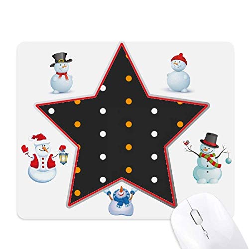 Tapis de souris la dot joyeux halloween anti glisse bonhomme neige