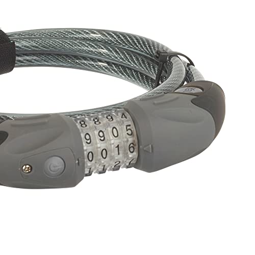 Yale Standard Security Kombinations Kabel Schloß 1800 mm - YCC1/10/185/1 - Phosphoreszierender 4 -stelliger Code - Pick- und Zugwiderstand… – Ansicht 3