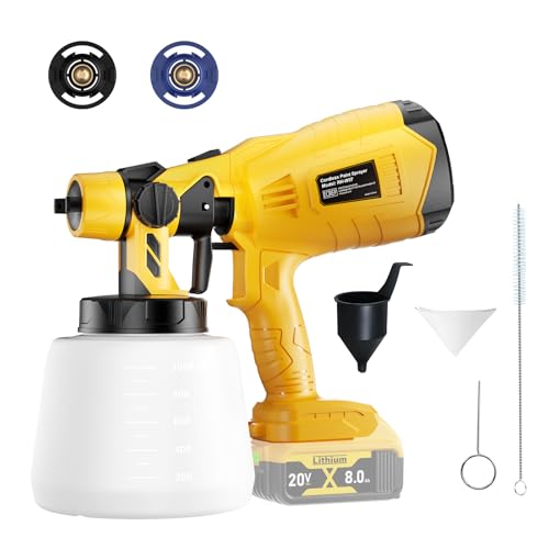 Paint Sprayer for dewalt 18V Battery (ONLY TOOL) Cordless Fence Paint Sprayers for Fencing and Decking Home DIY Painting