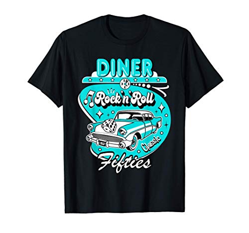 Rockabilly Hombre Mujer Rockera 50s Retro Ropa Rock and Roll Camiseta