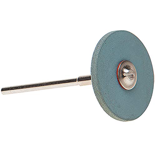 GRS Blue Diamond Medium Polish Round Flat Edge Wheel 25 x 2mm