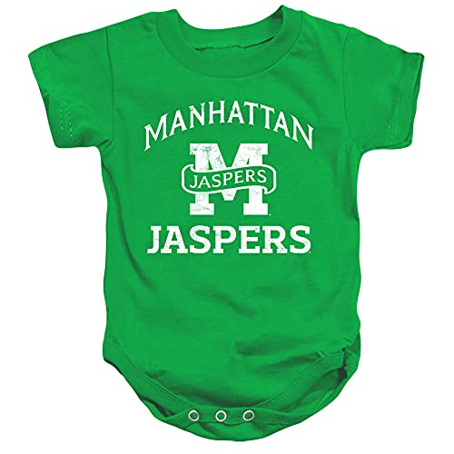 Manhattan College Official Manhattan Jaspers Logo, Kelly Green, 6 Months