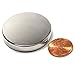 CMS Magnetics Disc Neodymium Magnets N45 1-1/2” Diameter x 1/4