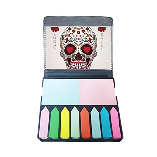 Boîte de marque-page tête de mort en sucre blanc cadeau original