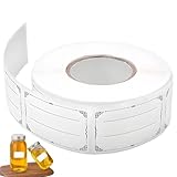 Lot de 600 étiquettes autocollantes pour bocaux de confiture, bouteilles, boîtes de conservation, sachets (30 x 50 mm)