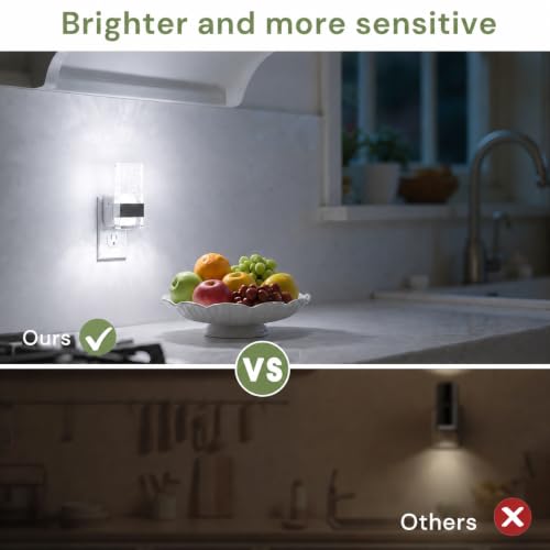 Image of L LOHAS LED Night Light, Dimmable Night Lights Plug into Wall, 2 Pack