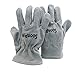 SOONPAM Gants de soudage en cuir résistant à la chaleur - Pour le jardinage - Pour mifour, four, barbecue, jardinage, désherbage