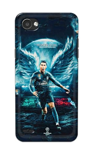 Image of Printed Hard Back Cover for LG Q6 | LG Q6 Plus Back Cover (Famous Football Player -K2) -190724(DP)
