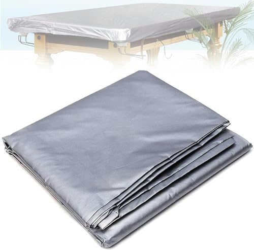 Copertura impermeabile in PVC per tavolo da biliardo, antipolvere e resistente all'umidità, con coulisse, protezione UV per tavoli da biliardo
