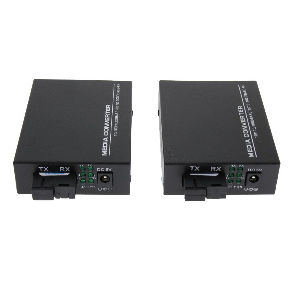 CLUB BOLLYWOOD® 2x1000M Ethernet Media Converter Single-Mode Fiber Transceiver for HD Camera | Network Switches | Network Switches | Network Switches-image-32